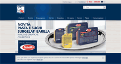 Desktop Screenshot of barillafoodservice.it